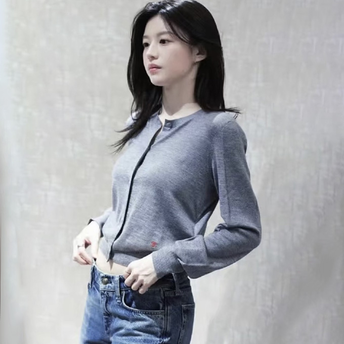 9A+ quality chanel silk cashmere blend cardigan